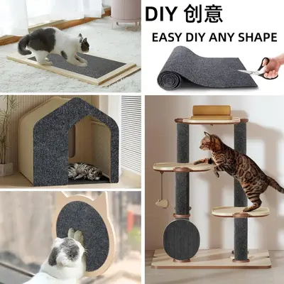 Cat Scratching Pad, Vertical Self-Adhesive, Wear-Resistant Sofa Protector - 4