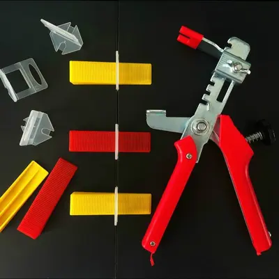 Tile Positioning and Leveling Tool for Wall and Floor Tiles, Cross Clip Pliers - 5