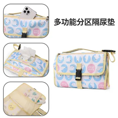 Waterproof Portable Baby Diaper Changing Pad for Mommy Bags