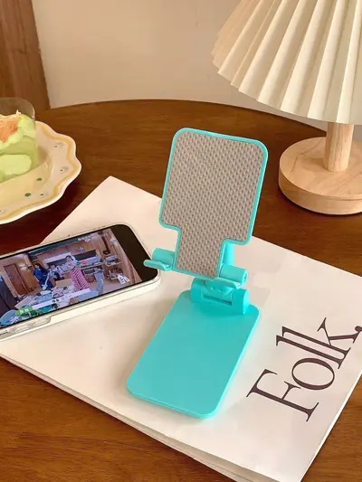 Foldable Desktop Phone and Tablet Stand for Photos and Live Streaming - 10