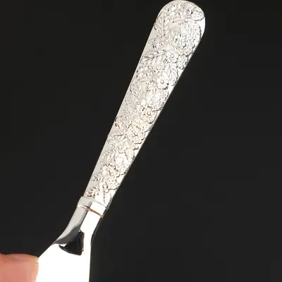 Vintage Bıçak ve Spatula Seti Çinko Alaşımı Batı Mutfağı