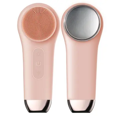 New Cross-Border Hot and Cold Electric Face Cleanser Silicone Face Wash Pore Cleansing Brush Skin Rejuvenation Waterproof Makeup Remover Skin Beauty Instrument - 8