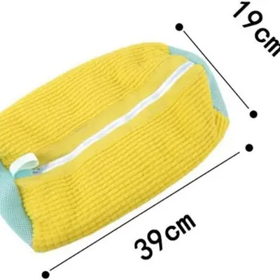 Amazons neue faule Schuhwasch-Tasche, zylindrische Waschmaschinen-Wäschetasche aus Polyester, Schutzschuhtasche, Anti-Verformungs-Waschbeutel