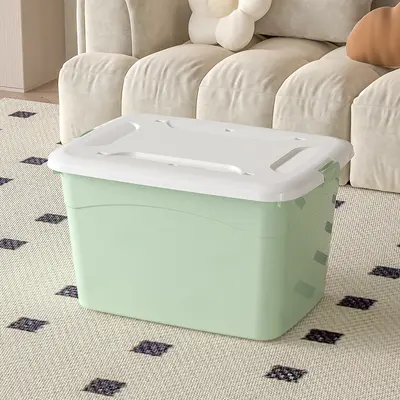 Extra large plastic storage box for clothing and toys - 9