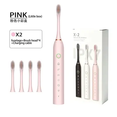 Portable Electric Toothbrush Set for Dorm, Home and Travel, Children and Adults - 9