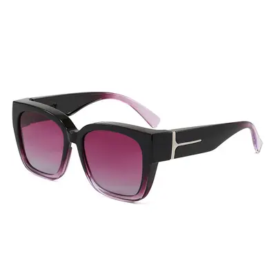 Polarisierte Myopie-Sonnenbrille mit breitem Rahmen für Herren, personalisierte Mode-Sonnenbrille, Anti-UV, Outdoor-Fahrt, Grenzüberschreitender neuer Stil