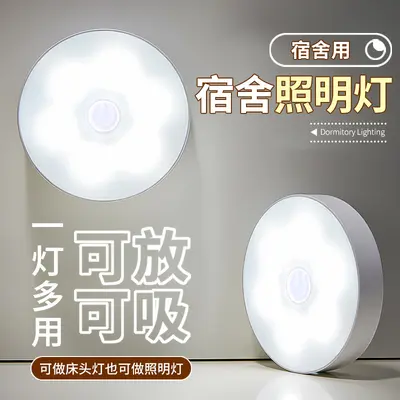 Student-Wohnheim LED-Nachttischlampe mit Aufladung, Touch-Schalter, Schreibtischlampe, Bettnachttischlampe, Babyausstattung zum Stillen, magnetische Befestigung