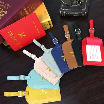 Sınır ötesi nokta bagaj etiketi pasaportluk seti bagaj etiketi pasaportluk pasaport kılıfı