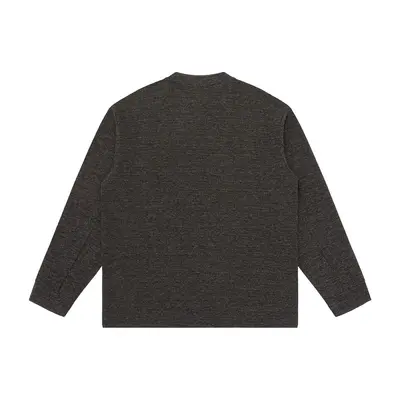 Men's Loose Long-Sleeve Basic T-Shirt, Casual Fit
