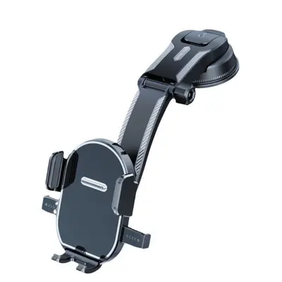 In-Car Phone Holder with Sticky Suction Cup, Automatic Lock, Rotatable - 9