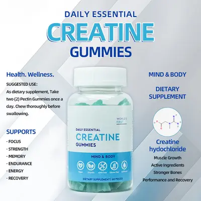 Kreatin Gummies 60 Adet Vegan