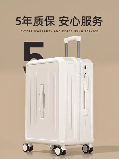 20 and 24 inch cabin suitcase combination lock leather