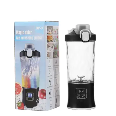 Portable electric fruit juicer, ice crushing, rechargeable