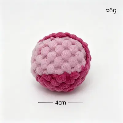 Cat Toy Ball, Self-Play Squeaky, Bite and Scratch Resistant - 7