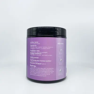 Meereskollagen-Pulver, Erdbeergeschmack, 258 g Dose - 4