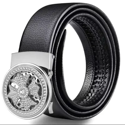 Shilai Yunzhuan Ledergürtel Herren echtes Leder automatische Schnalle Gürtel Junge Menschen koreanischer Stil trendy Business Influencer taktischer Gürtel - 9