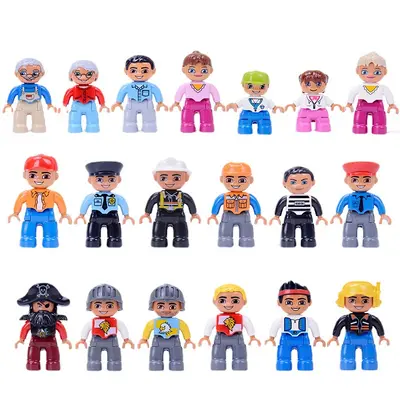 LEGO-Compatible Large Particle Building Blocks, Figures and Accessories - 6