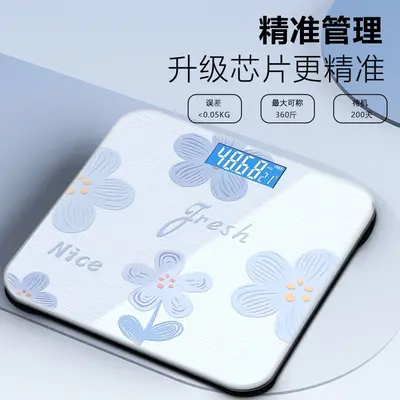 Durable Body Weight Scale Household High Precision Electronic Scale Weight Loss Dedicated Compact Dorm Personal Scale Smart Body Fat Scale - 7