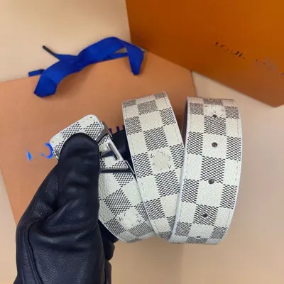 L Erkek Bel Kemeri Baskı V Toka Klasik Trend Rahat Vintage Ekose Desen Çok Amaçlı Jean Pantolonu İş Toptan Deri Kemer
