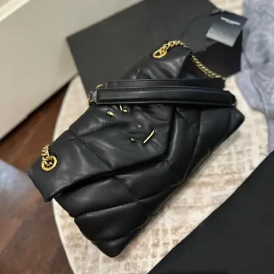 Diamond-Quilted Chain Women's Crossbody Messenger Bag - 6