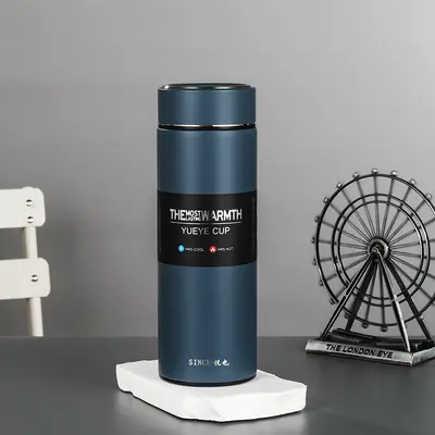304 Stainless Steel Thermos Cup with Tea Strainer for Office Use - 8