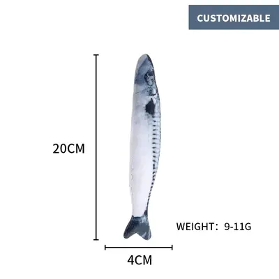 Simulations-Fisch Katzenspielzeug Plüsch