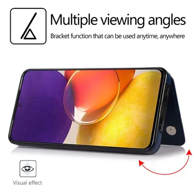 PIXEL9A için uygun çılgın at desenli deri çanta A73 cep telefonu kılıfı A serisi için uygun A55 yaratıcı deri koruyucu kılıf stokta