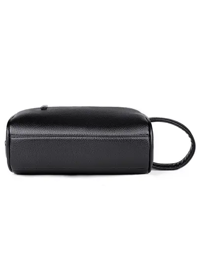 Men's Clutch Bag, Large Capacity, Fingerprint Lock, Coin Compartment - 4