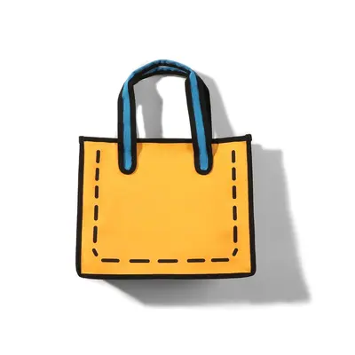 Large Canvas Tote Bag, Japanese-Style Cartoon Print Single-Shoulder Bag - 6