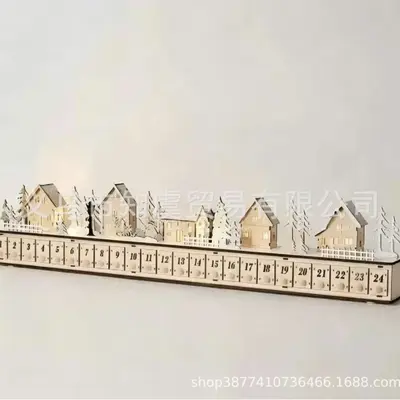 Christmas Village Advent Calendar Home Decoration - 9