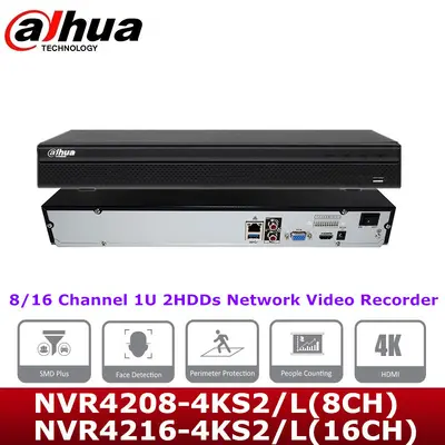 Dahua Dahua 4K İngilizce NVR 8/16 kanal ağ sabit disk video kaydedici NVR4216-4KS3