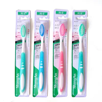 Individually Packaged Adult Toothbrush, Large Head, Soft Bristles - 12