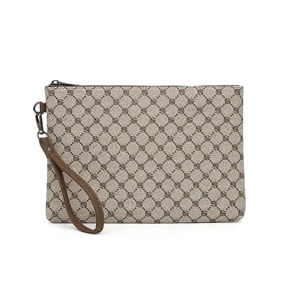 Men's large capacity business handbag, woven - 10