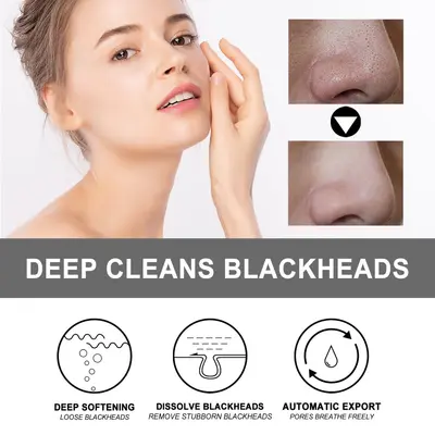 EELHOE Blackhead Cleansing Cream with Peel-Off Nose Strip - 4