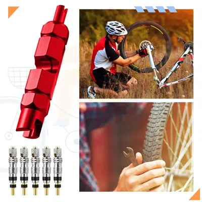 21 Parçalı Bisiklet Supap Çekirdeği Sökme Aleti Seti, MTB ve Yol Bisikleti