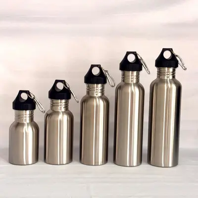 304 stainless steel water cup sports water bottle outdoor portable large capacity water bottle stainless steel single-layer American wide-mouth bottle - 9