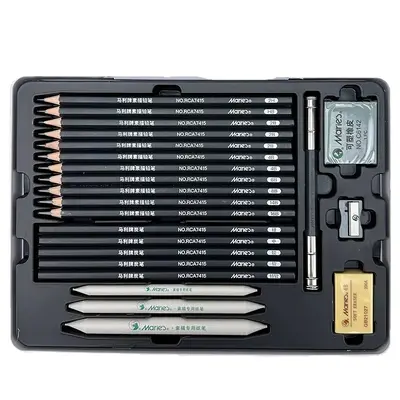 Marley Sketch Pencil Set, beginner art set, charcoal pencils