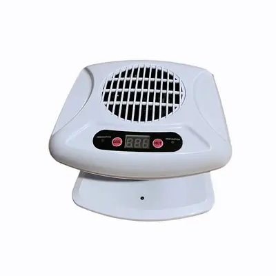 Sensor nail polish dryer with hot and cold air function