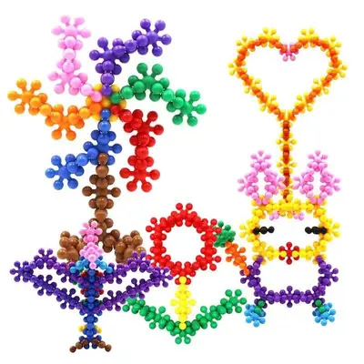 3D-Pflaumenblüten-Bausteine, große Größe, Kindergartenspielzeug - 6