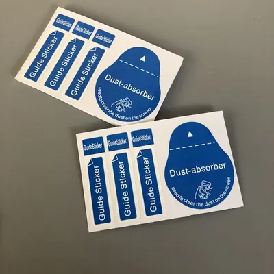 Panzerglasfolien-Set mit Staubentfernung, 3-teiliges Alkoholpad-Set - 8