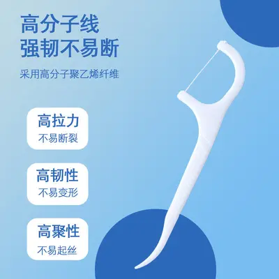 Disposable Dental Floss Picks, Ultra-Fine Interdental Floss, Portable Family Pack Box