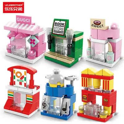 Lego-kompatibles Militär-Bagger- und Feuerwehr-Bausteinset - 10