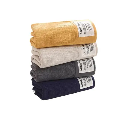 Cotton gauze bath towel set - 5