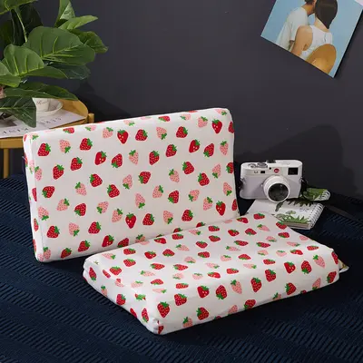 Natural latex pillow pure cotton core child and adult sizes - 10
