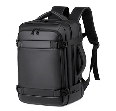 Expandable Business Backpack, Water-Resistant Laptop Bag with Air Cushion Straps - 7
