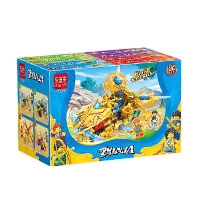 8-in-1 Small Box Mini Building Blocks Ninja Series Assembly Toy Set Children's Educational Toys Training Class Gifts