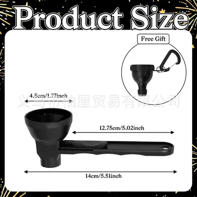 Mini Portable Protein Powder Funnel with Scoop - 3