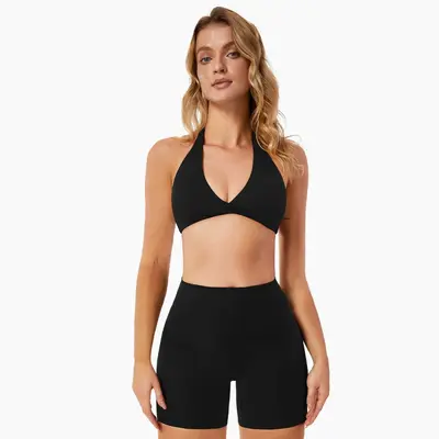Women's Tight Yoga Set, Quick-Dry Fitness Apparel, Model 8503