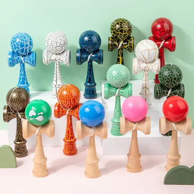 Ahşap Kendama beceri topu, çocuk zeka oyuncağı, 10-15 yaş