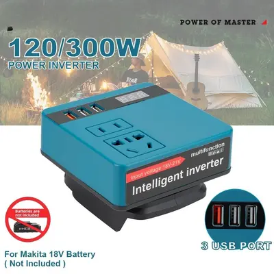 Lithium Battery Inverter AC220V/DC5V/12V for Outdoor Work - 7